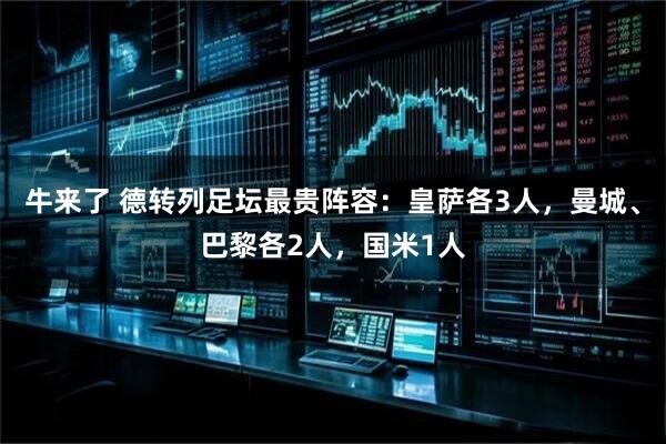 牛来了 德转列足坛最贵阵容：皇萨各3人，曼城、巴黎各2人，国米1人