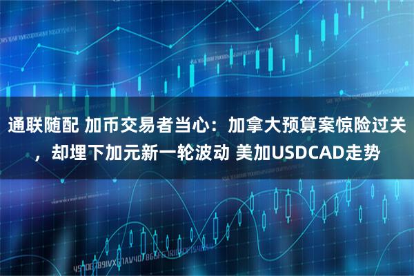 通联随配 加币交易者当心：加拿大预算案惊险过关，却埋下加元新一轮波动 美加USDCAD走势