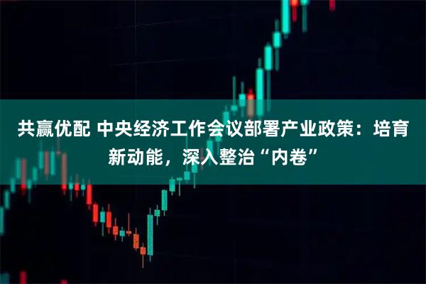 共赢优配 中央经济工作会议部署产业政策：培育新动能，深入整治“内卷”
